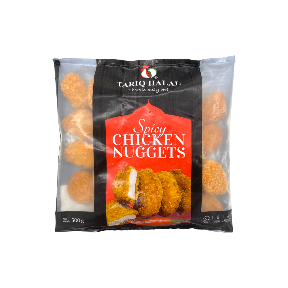Tariq Halal Spicy Chicken Nuggets 500g***