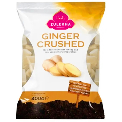 Zulekha Ginger Crushed 400g***