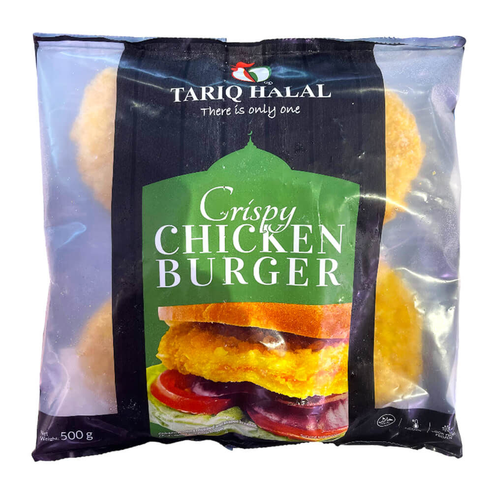 Tariq Halal Crispy Chicken Burger 500g
