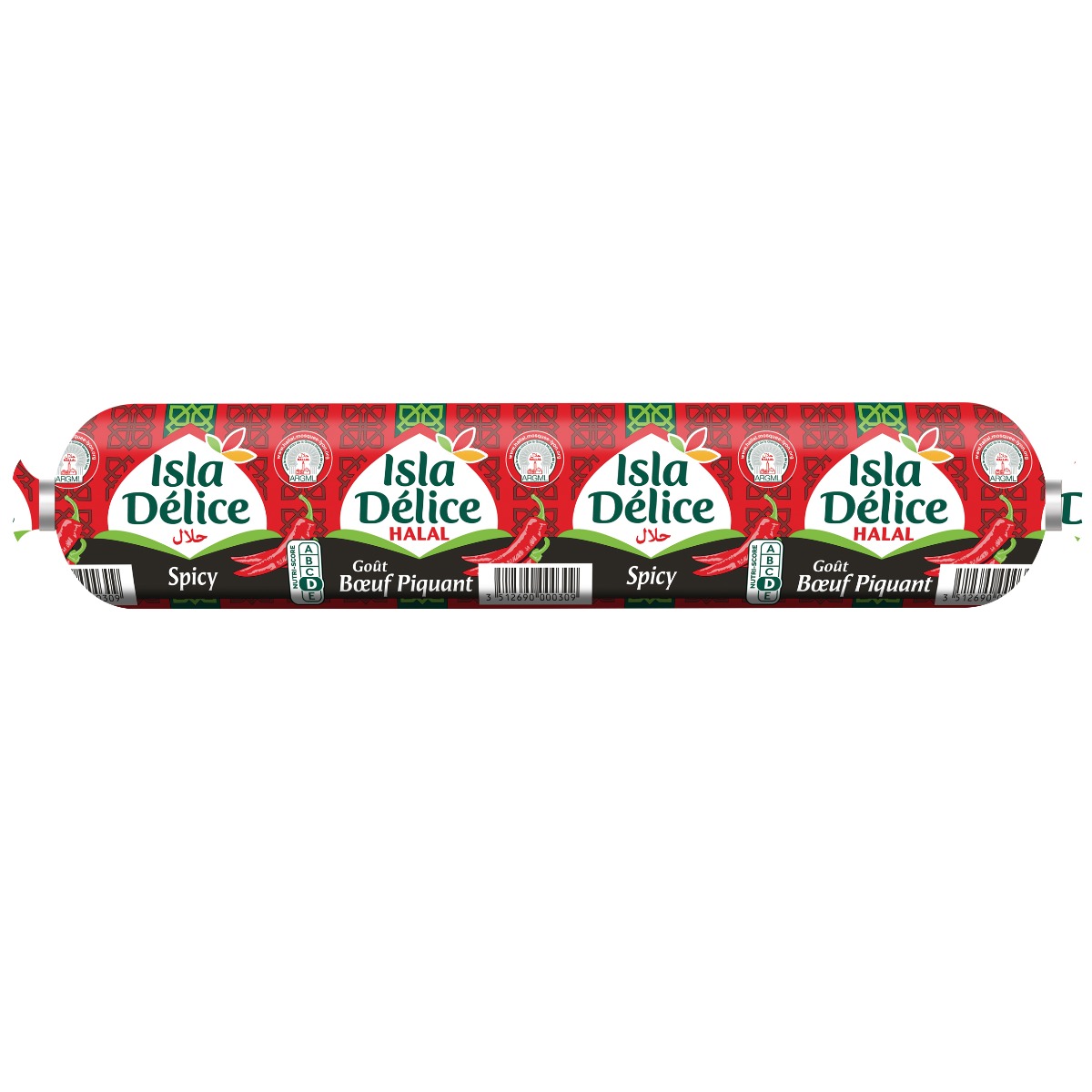 Isla Delice Spicy Beef Sausage 500g