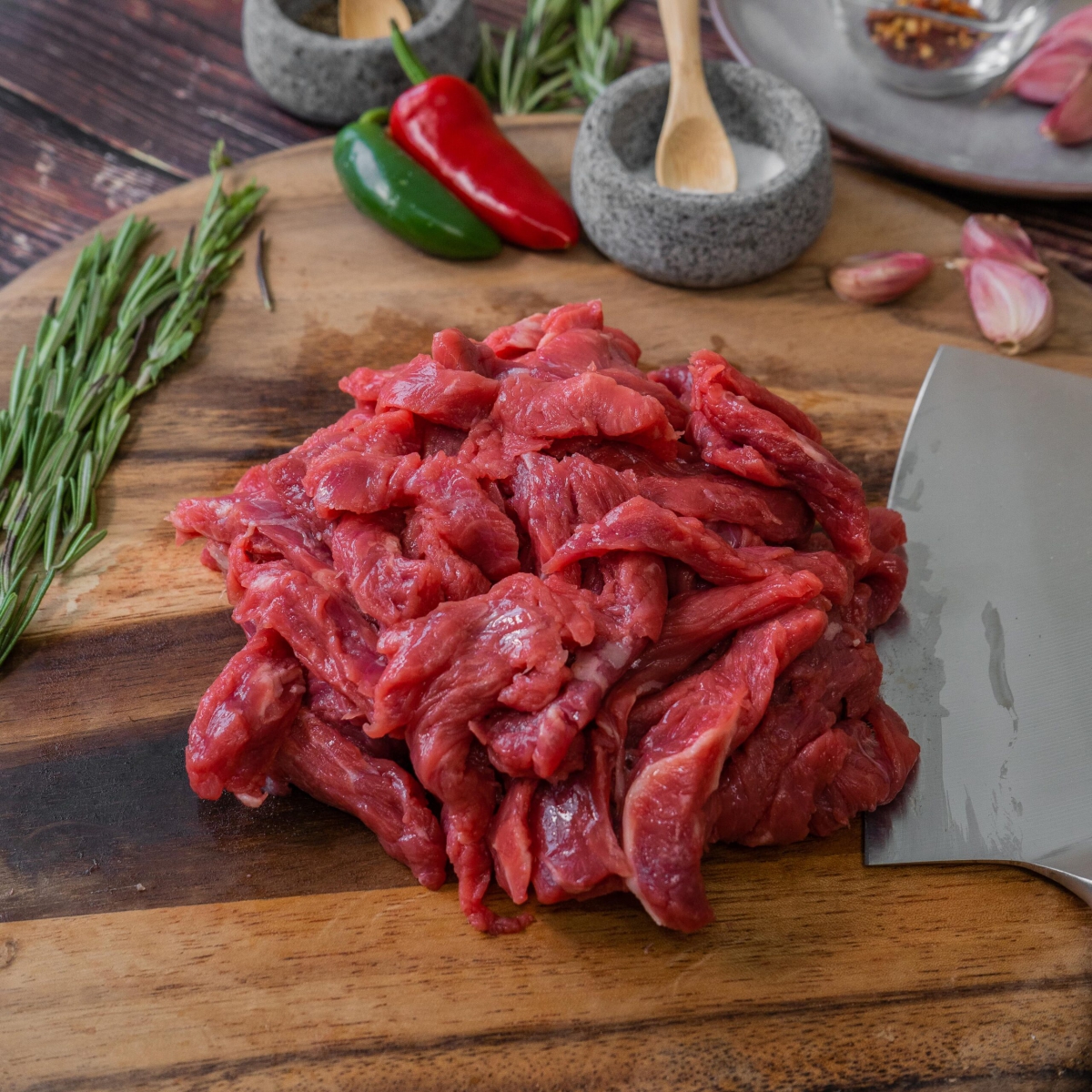 Sliced Beef Strips (500g)