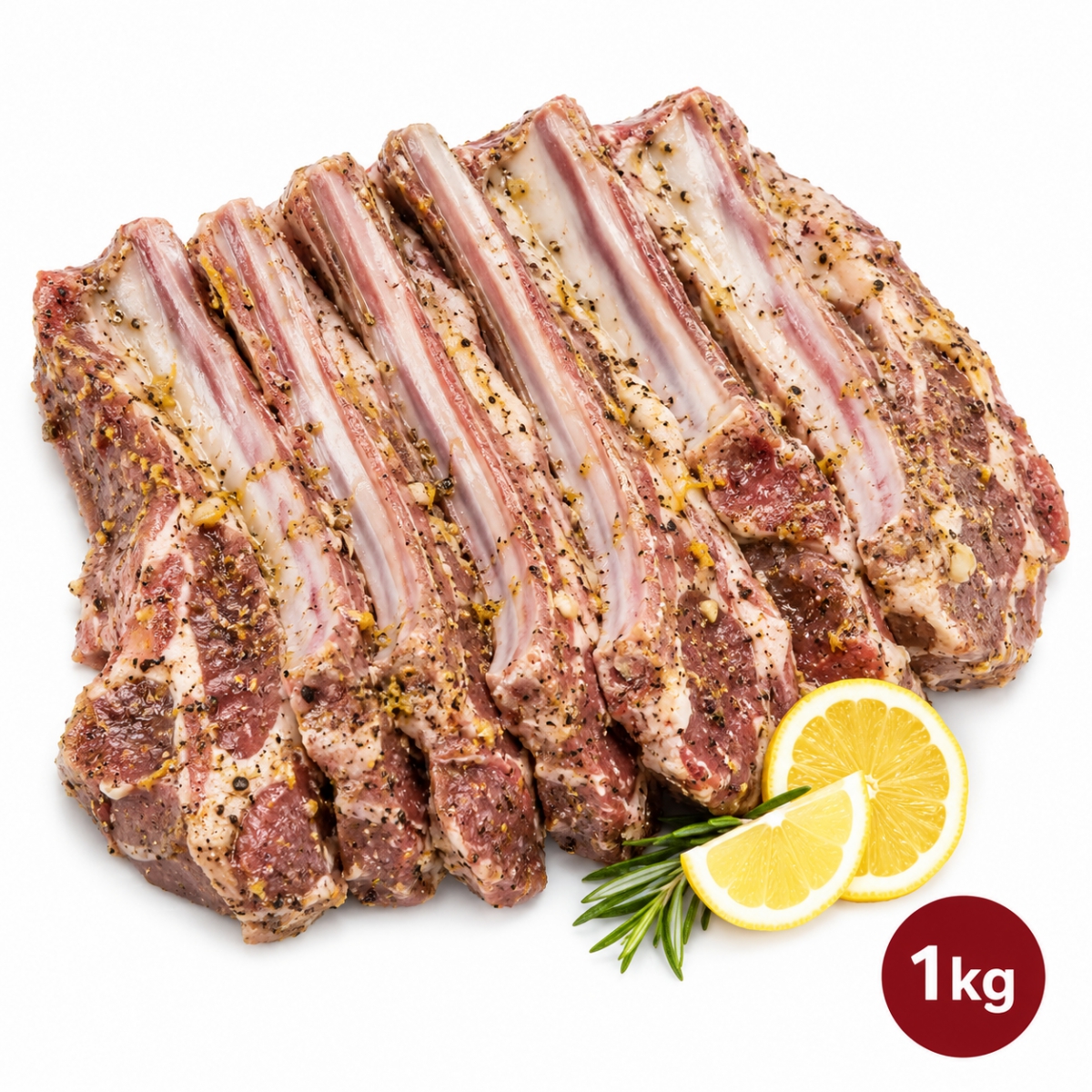Lemon and Pepper Lamb Ribs (1kg)
