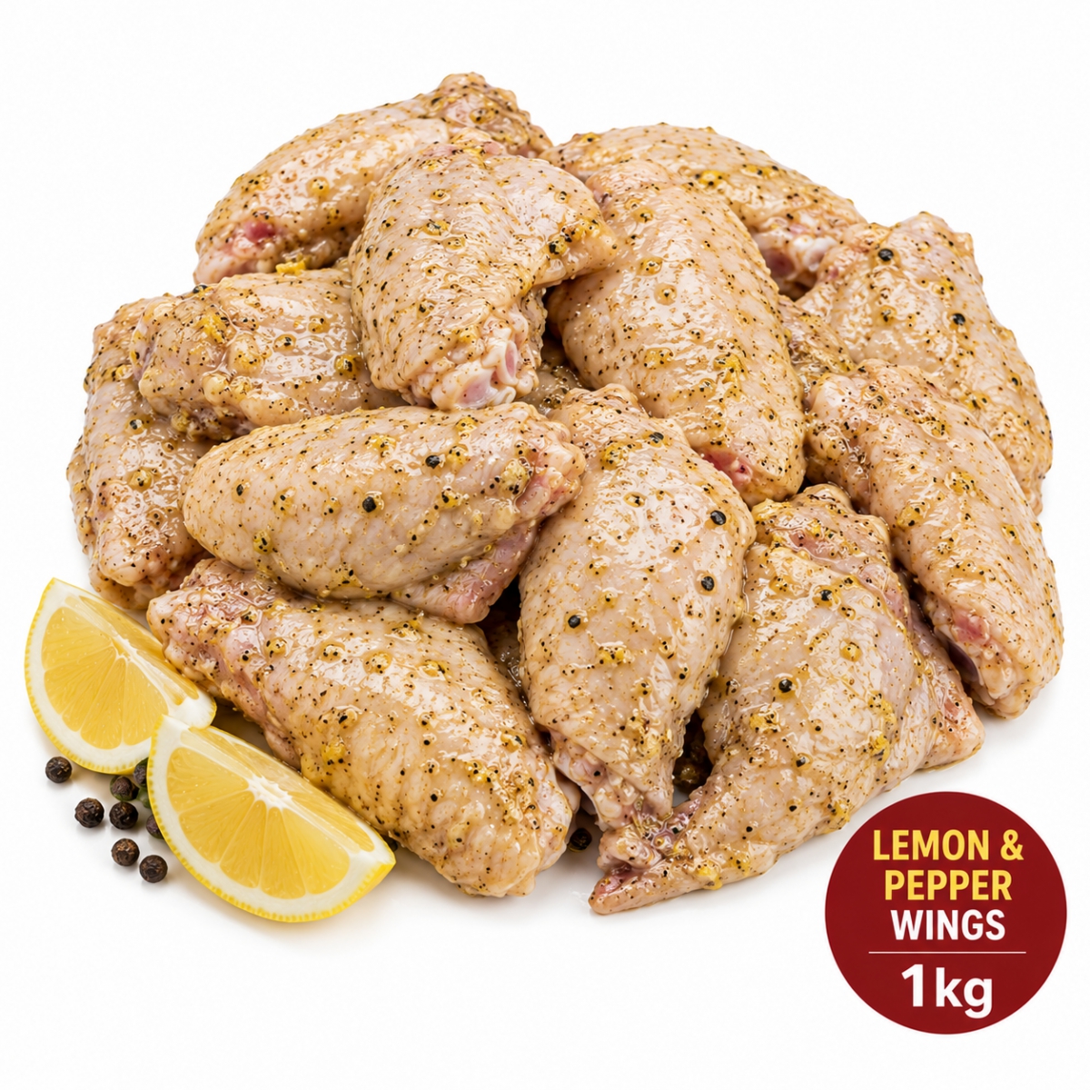 Lemon and Pepper Wings (1kg)
