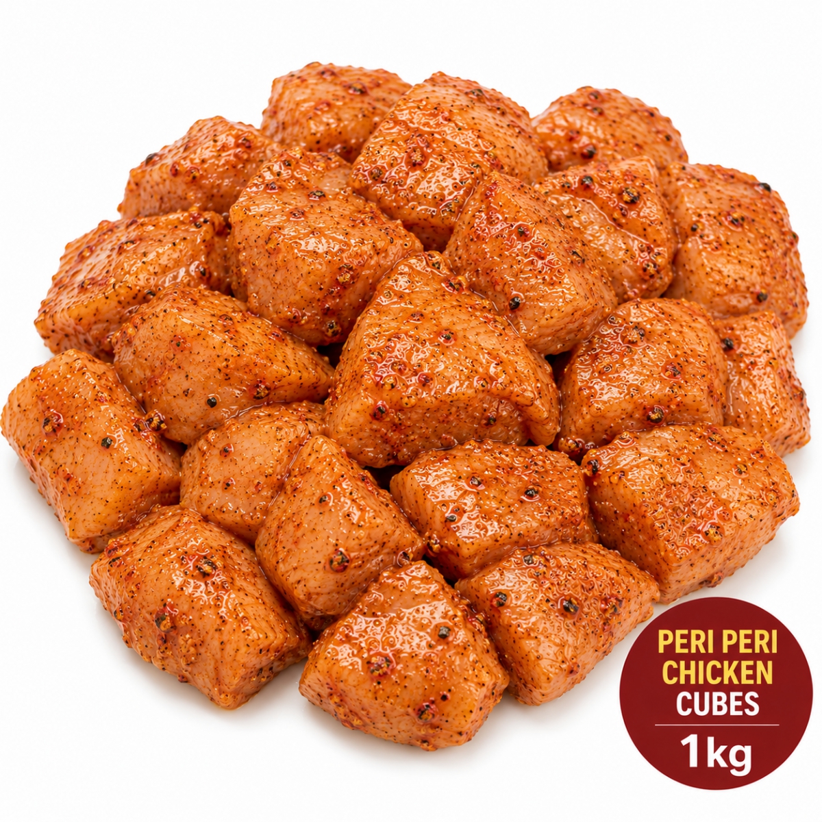 Peri Peri Chicken Cubes (2kg)