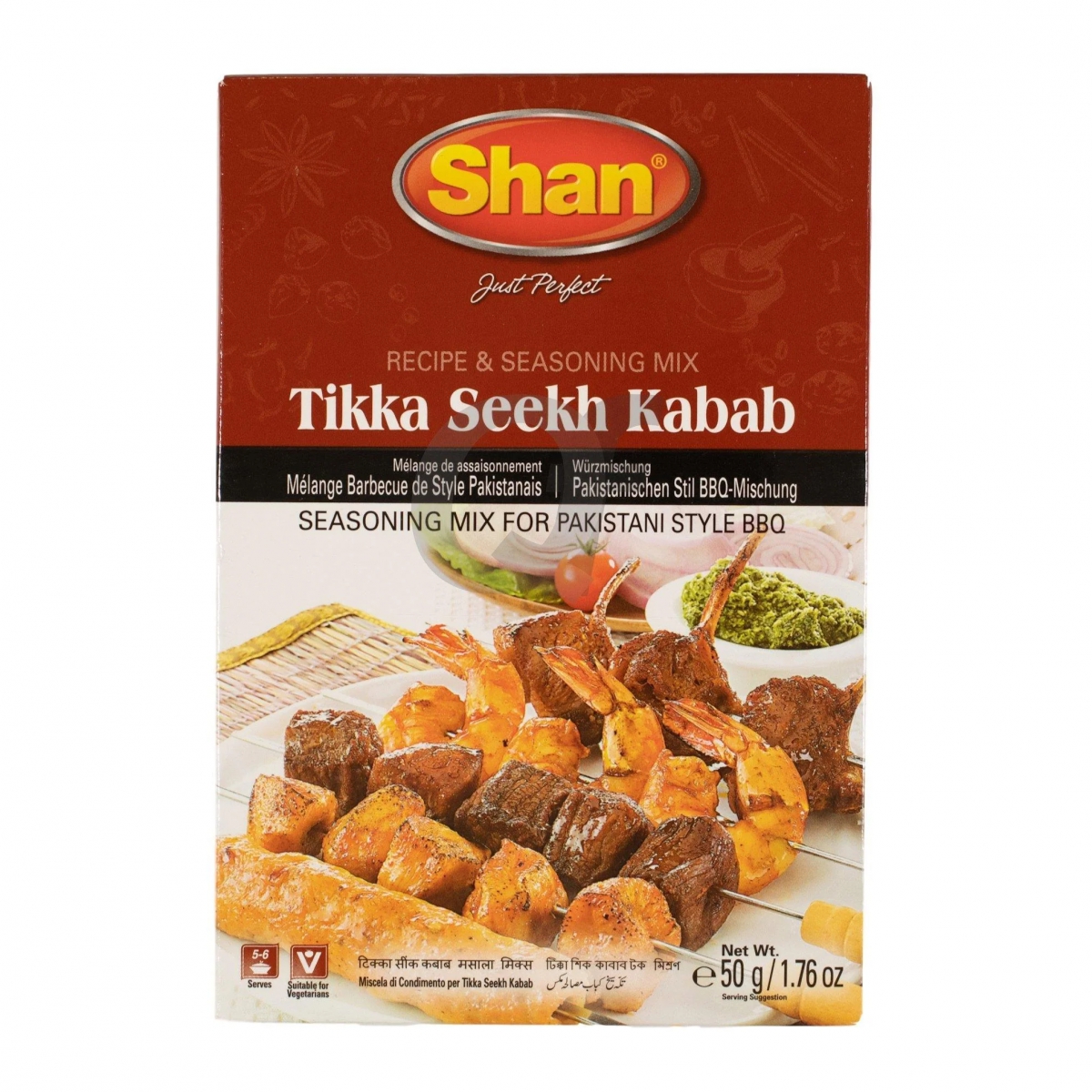 SHAN BBQ TIKKA SEEKH KEBAB 50G