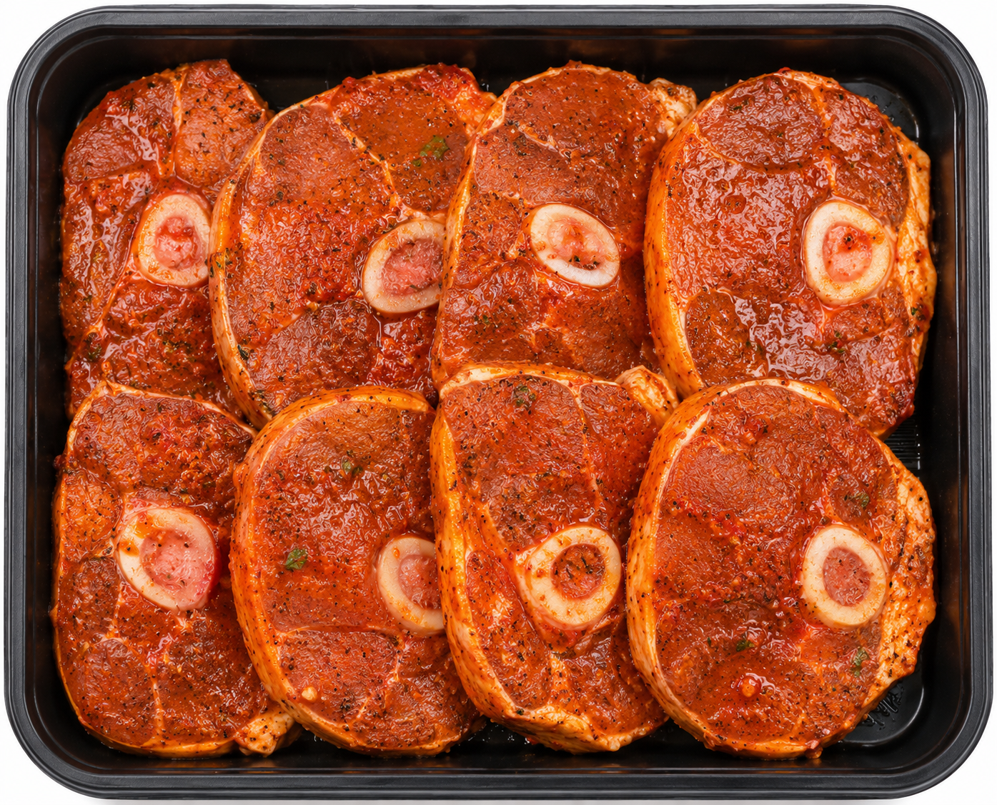 Peri Peri Lamb Leg Steak Bone In 500g