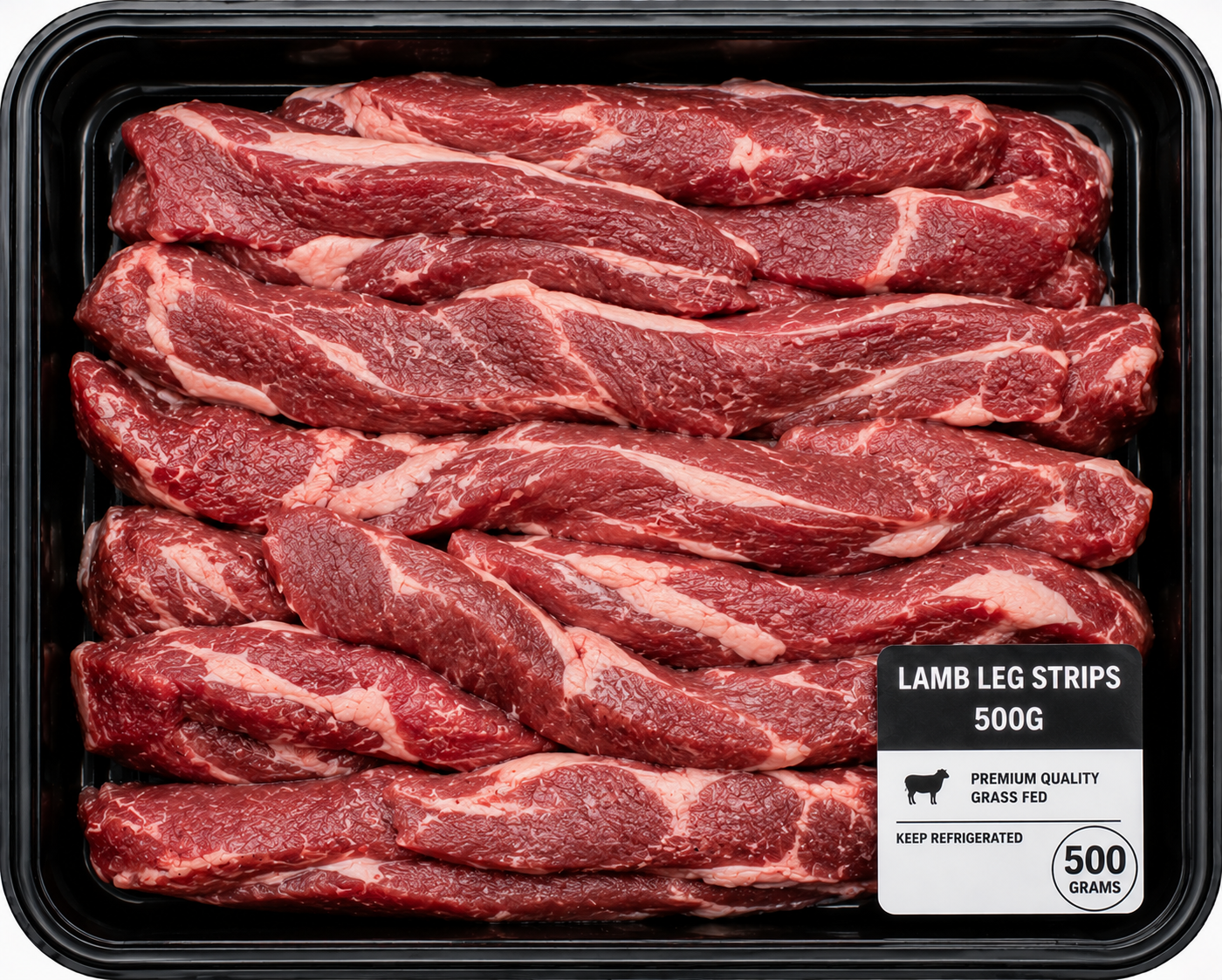 Lamb Leg Strips 500g