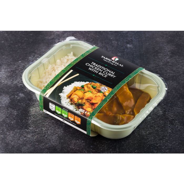 Tariq halal Traditional chicken curry with rice 450g