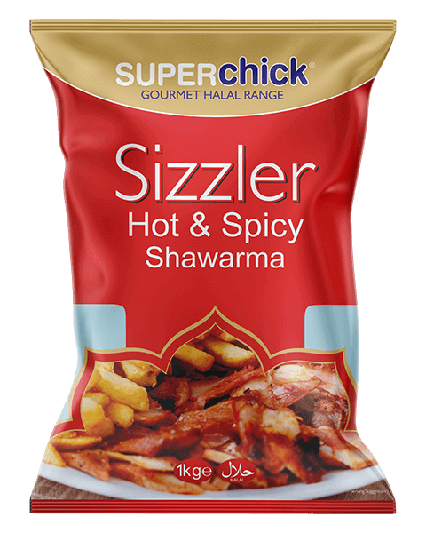 SUPERCHICK SIZZLER HOT & SPICY SHAWARMA 1KG