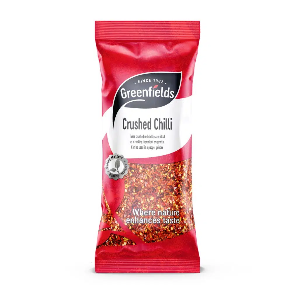 GREENFIELDS CRUSHED CHILLIES 60g
