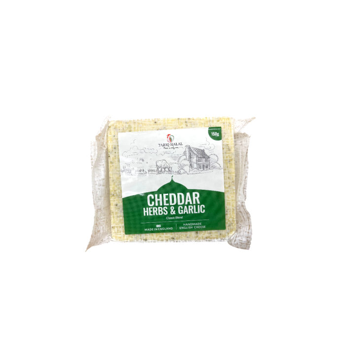 Tariq Halal Cheddar Herbs and Garlic Cheese 150g
