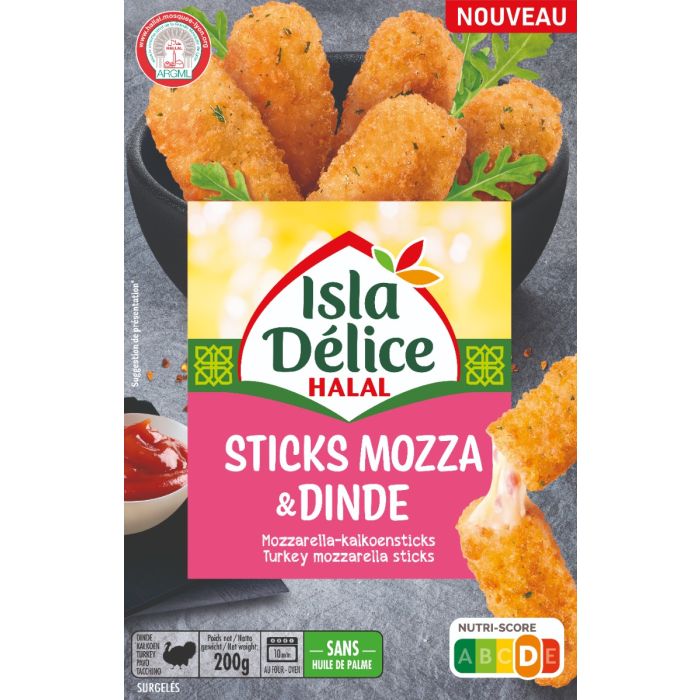 Isla Delice Sticks Mozza & Dinde 200g