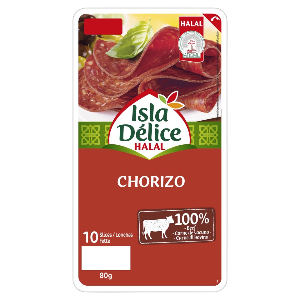 Isla Delice Beef Chorizo 80g