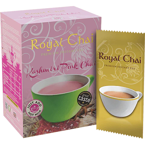 ROYAL CHAI KASHMIRI PINK TEA SWEETENED 220g