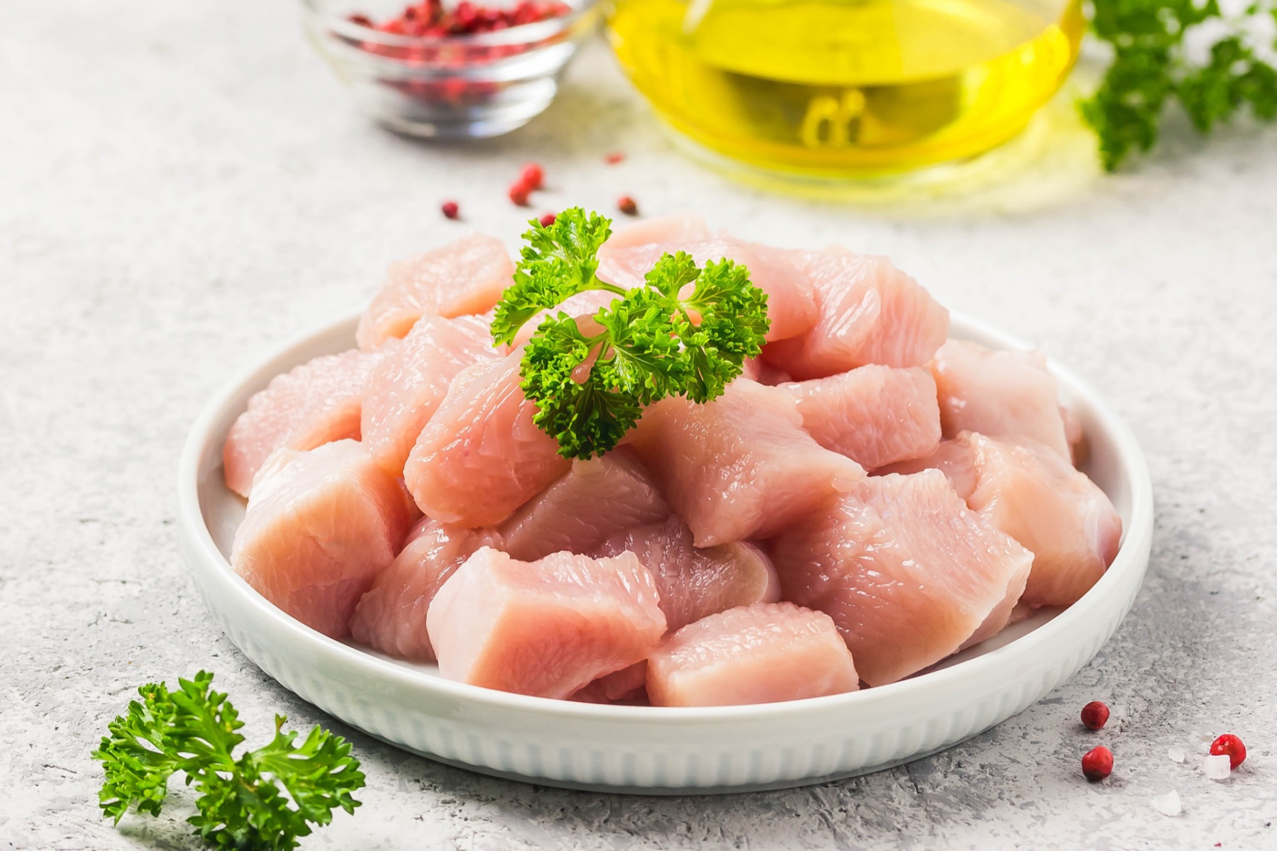 Chicken Breast Diced (2kg)